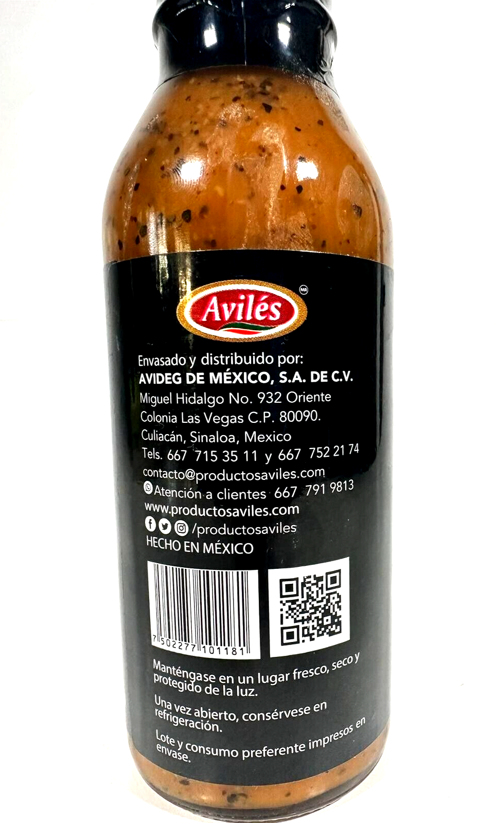 Aviles Salsa P/Alitas Pimienta Limon/Aviles Wings Sauce Lemon&Pepper 355ml/12oz