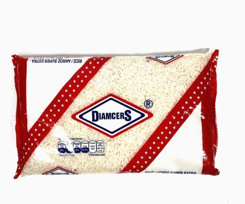 3-Pk Diamcers Arroz Super Extra/ Diamcers White Rice 750g/1.65 lbs