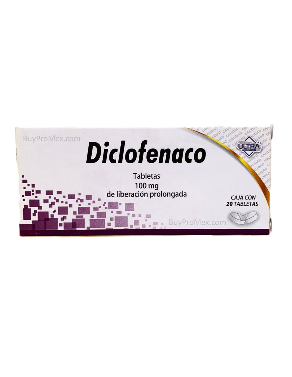 2-Pk Diclofenaco Tabletas 100mg 20 tabletas