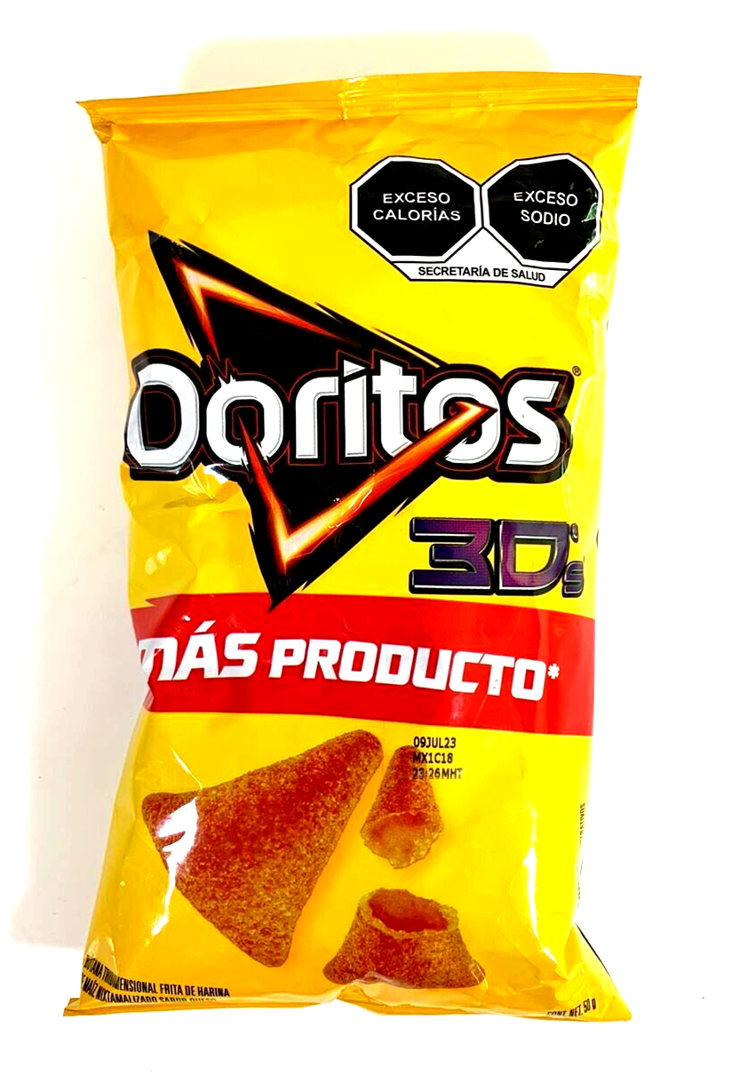 Mexican Doritos Nacho Chips, Sabritas, 62g