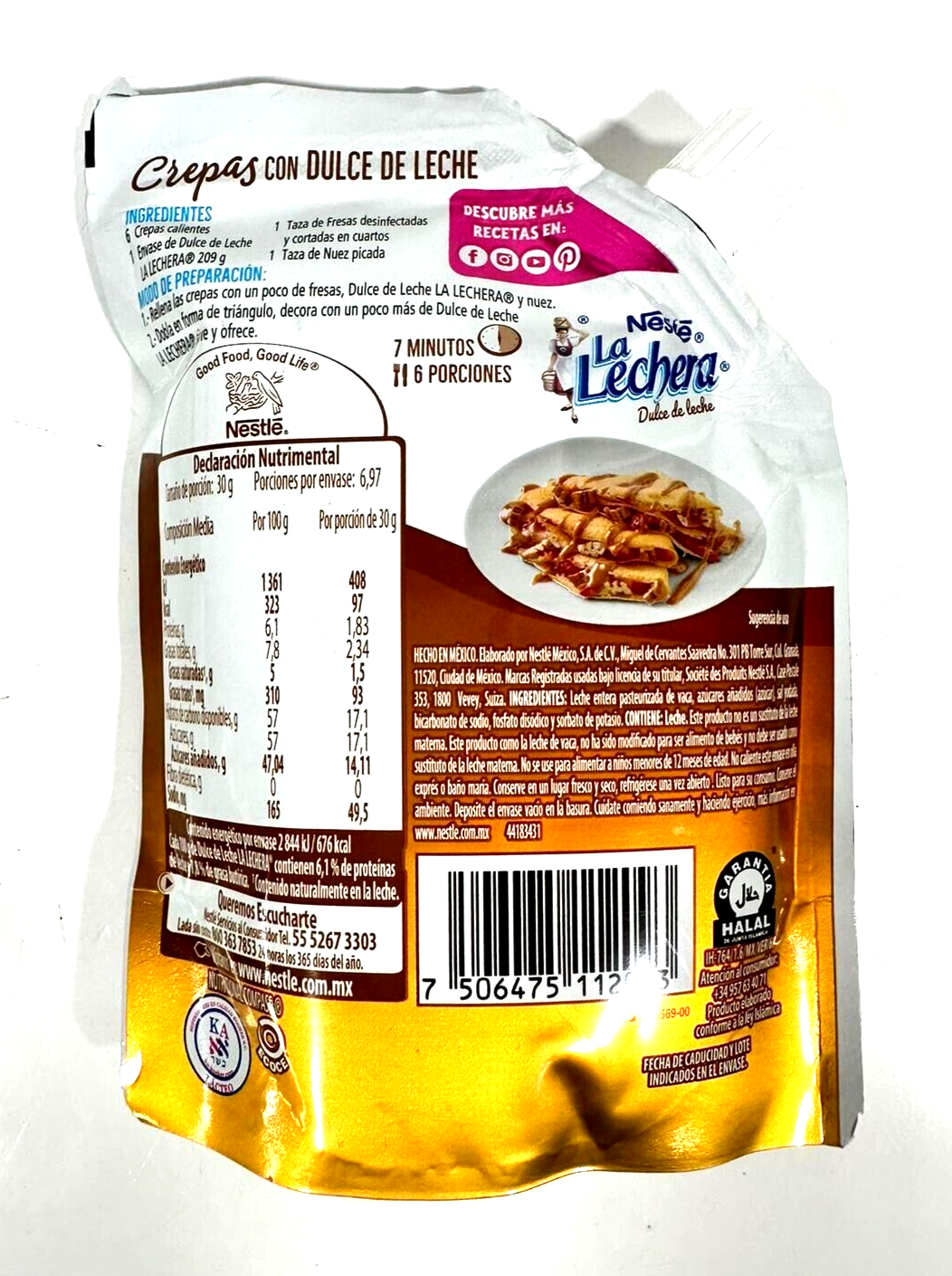 4-Pk Nestle La Lechera Dulce de Leche 209g/7.37oz