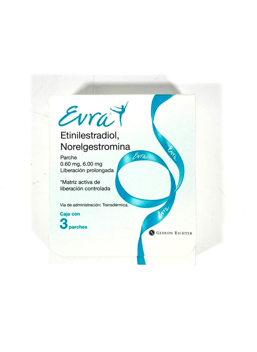 Evra Contraceptive Patch Ethinyl Estradiol/Norelgestromin 3pcs