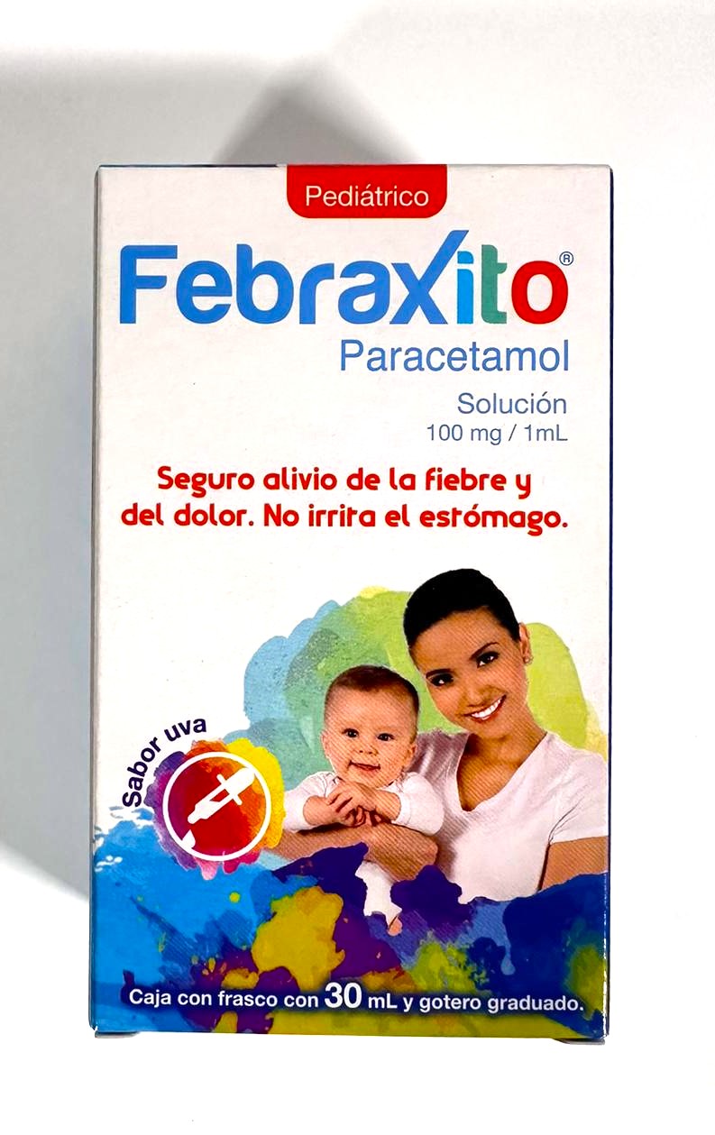 Pediatric Febraxito Paracetamol Oral Solution 100mg/1ml