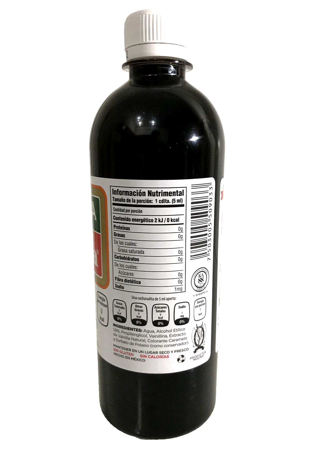 Vanilla Molina Mexican Vanilla Extract Best Seller In Mexico 500ml/16.8 Oz