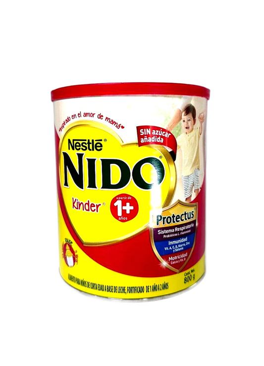 Nestlé Nido Kinder Leche / Nestle NIDO Powdered Milk Ages 1-3. 800gr