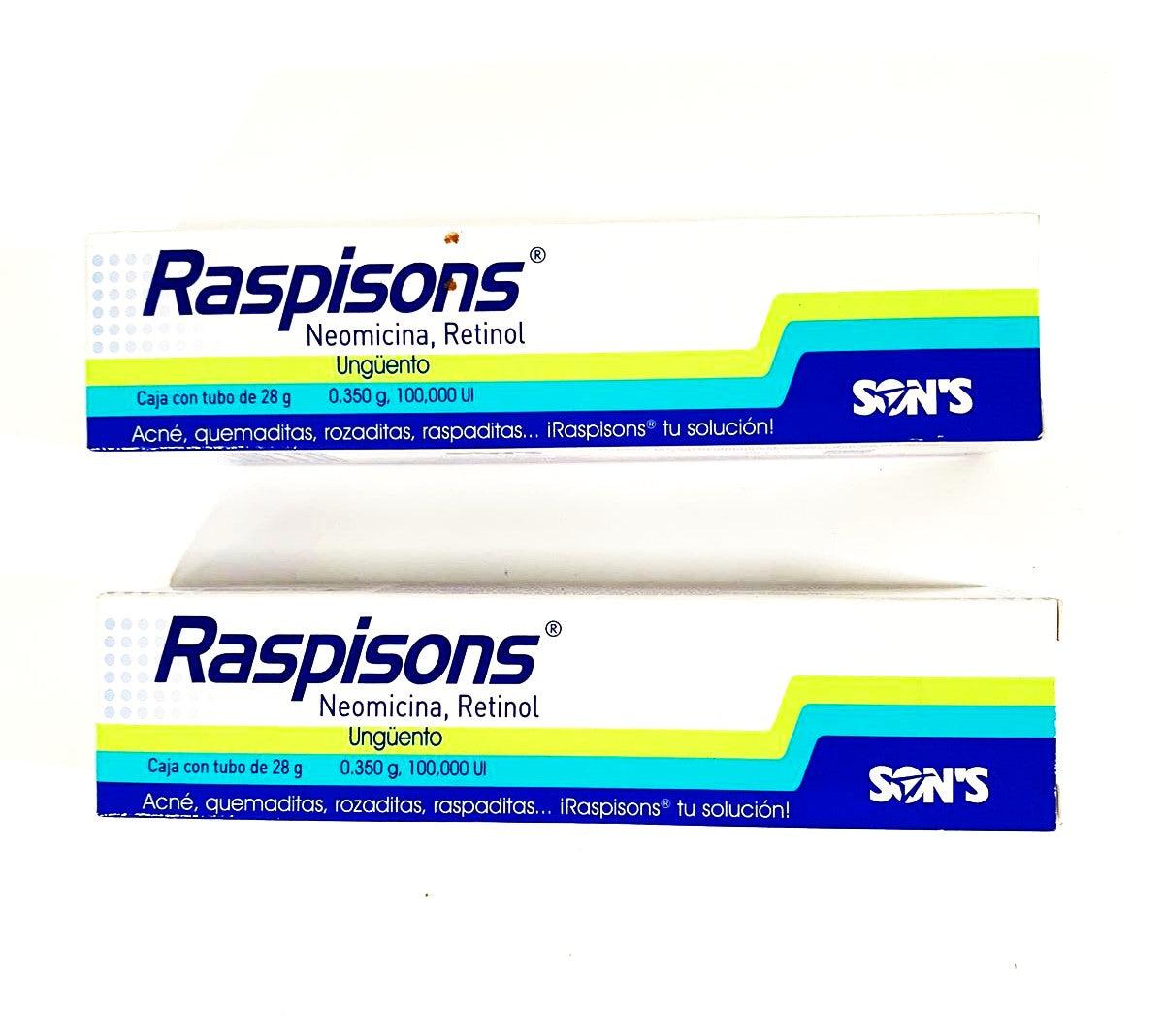 2-Pk Raspisons Skin Ointment Retinol, Neomycin 28g/1oz