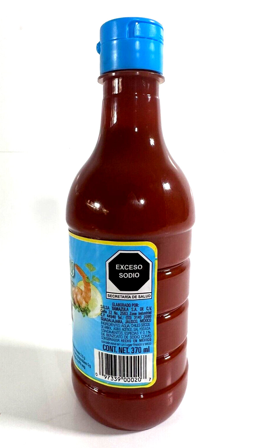 2-Pk Salsa Valentina Mariscos Mexican Seafood Hot Sauce, 370ml/12.5 oz.