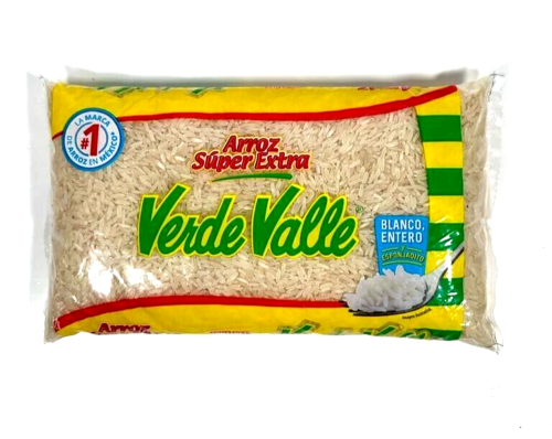 3-Pk Verde Valle White Rice/Verde Valle Arroz Super Extra 900g/1.99 lbs