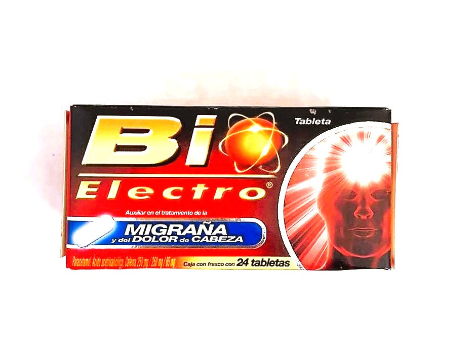 Bio Electro Migraine Pain Relief 250mg/24 Tab