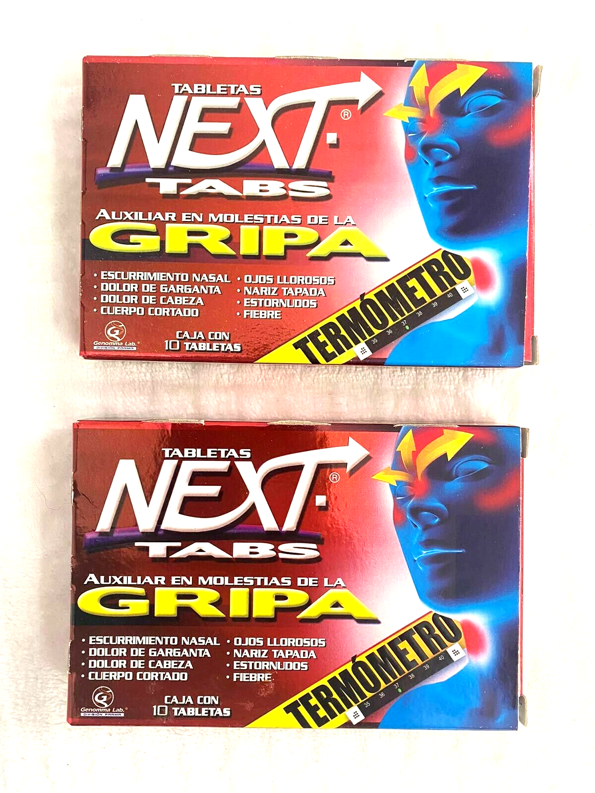 2-Pk NEXT Tabs FLU Prevention / NEXT Tabletas Gripa 20CT