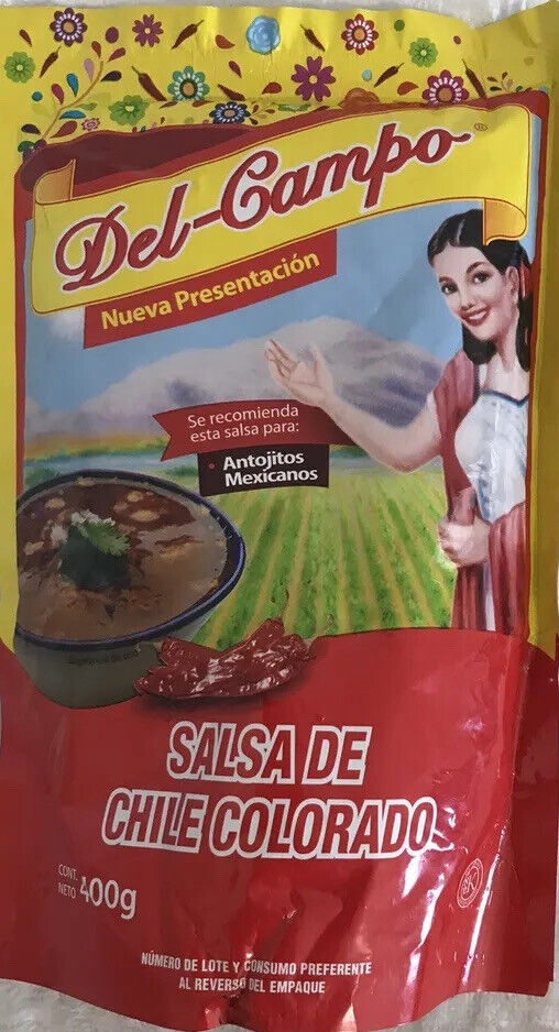 4-Pk Del Campo Mexican Enchilada Sauce/ Salsa Del Campo 400g/14.11oz ea