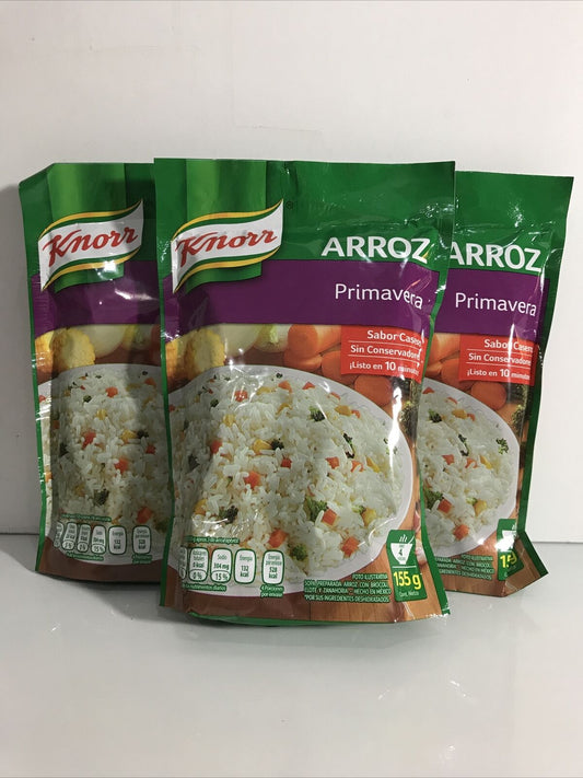 3-Pk Knorr Arroz Primavera Rice Spring Style 155g/5.4oz