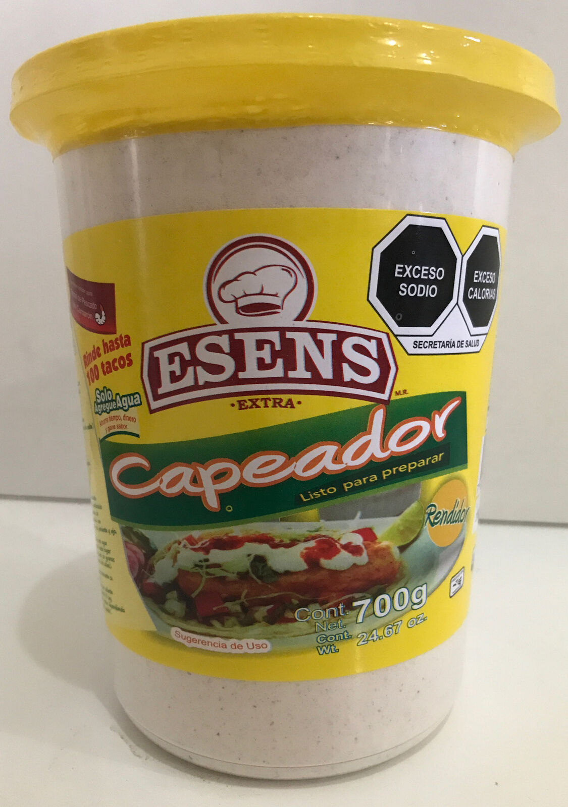 ESENS Baja Taco Batter Mix Shrimp/Fish Capeador Tacos Pescado/Camaron 700gr/1.6lbs