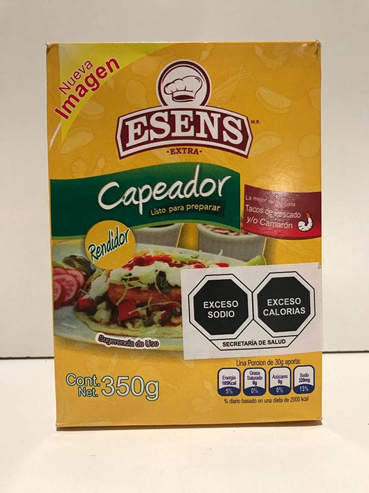 2-Pk ESENS Baja Style Tacos Batter Mix / Capeador Tacos Pescado/Camaron  700gr/1.6lbs