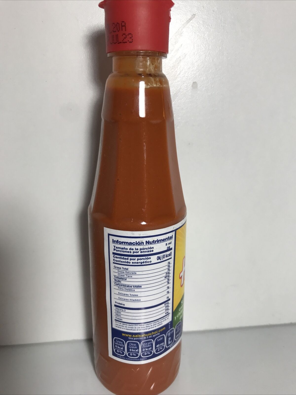 5-Pk Salsa Huichol Hot Sauce /  Salsa Huichol Picante 190ml/6.7oz