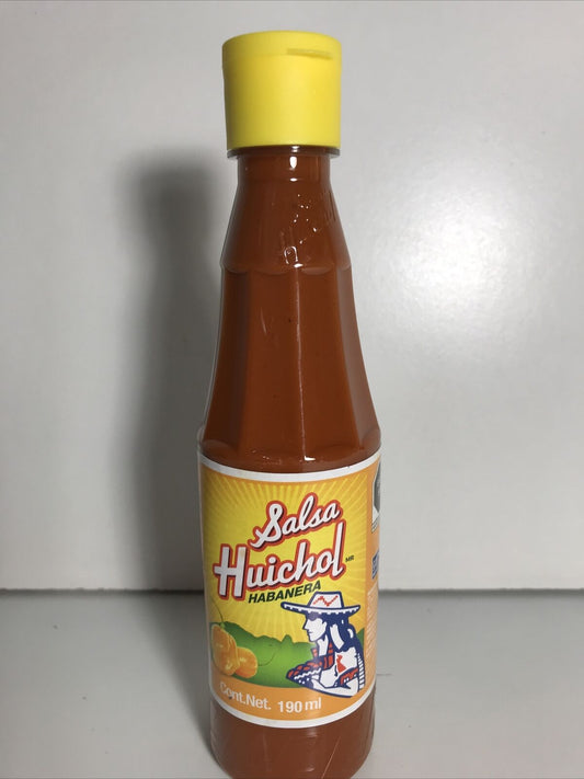 5-Pk Huichol Habanera Hot Sauce / Huichol SalsaHabanera 190ml/6.7 oz