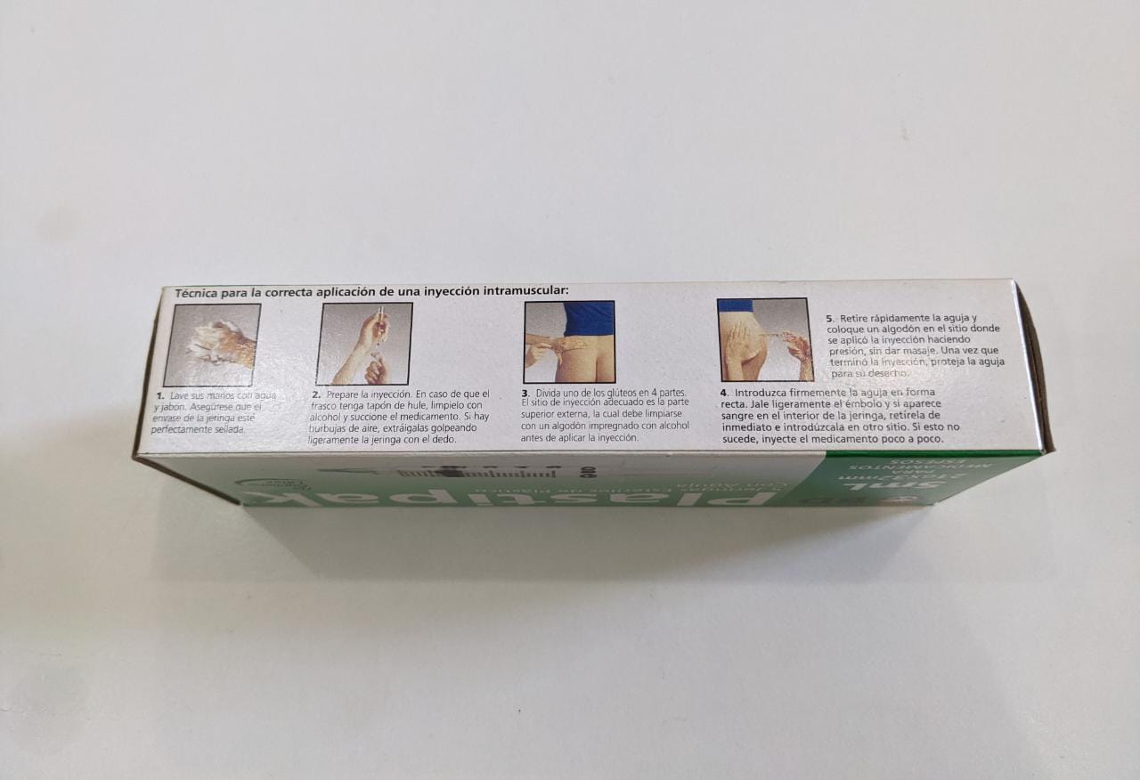 BD Plastipak 5 Syringes 5ml Non-Latex Sterile