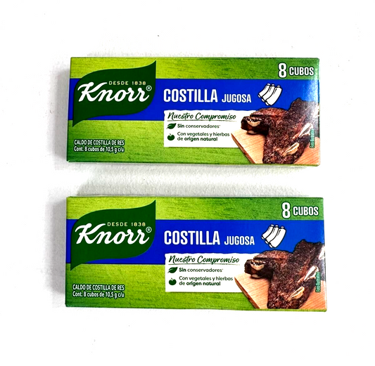 2-Pk Knorr Beef Rib Meat Seasoning / Knorr Costilla Jugosa 84g/2.96oz