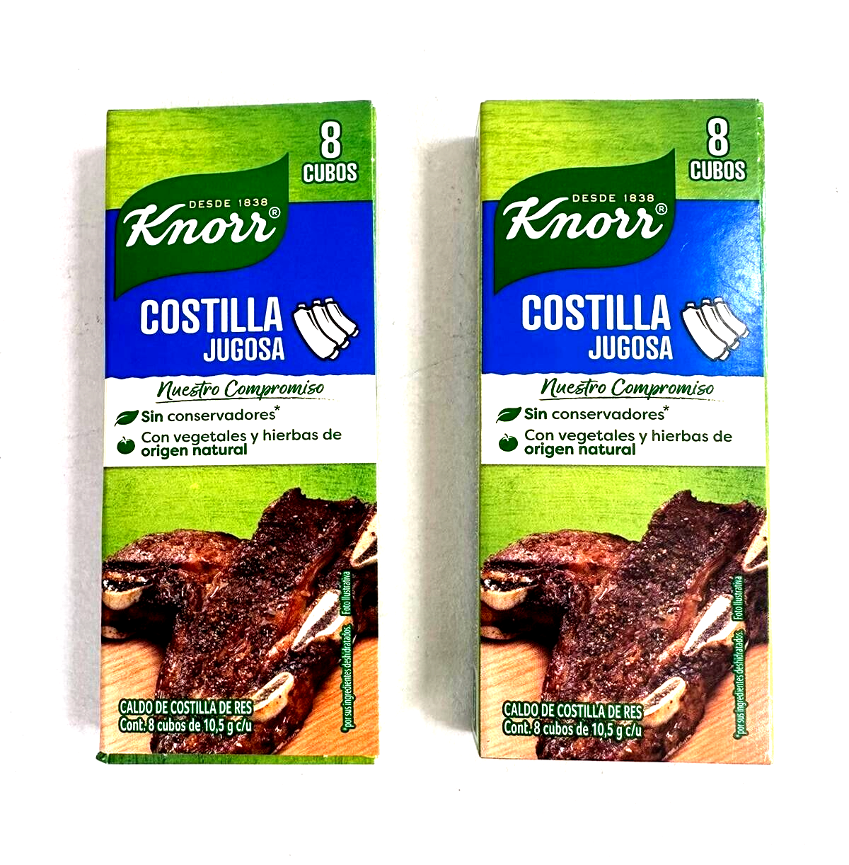 2-Pk Knorr Beef Rib Meat Seasoning / Knorr Costilla Jugosa 84g/2.96oz