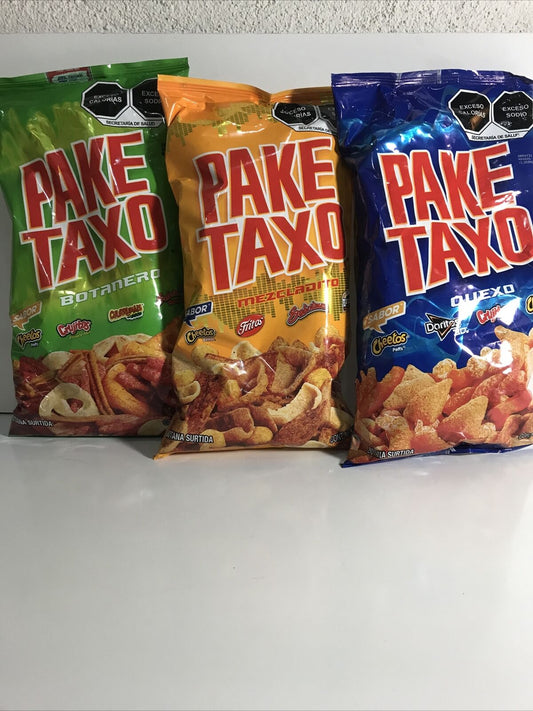 5-Pk Paketaxo Assorted Mix Chips Variety’s Mixes 70gr/2.47oz ea.