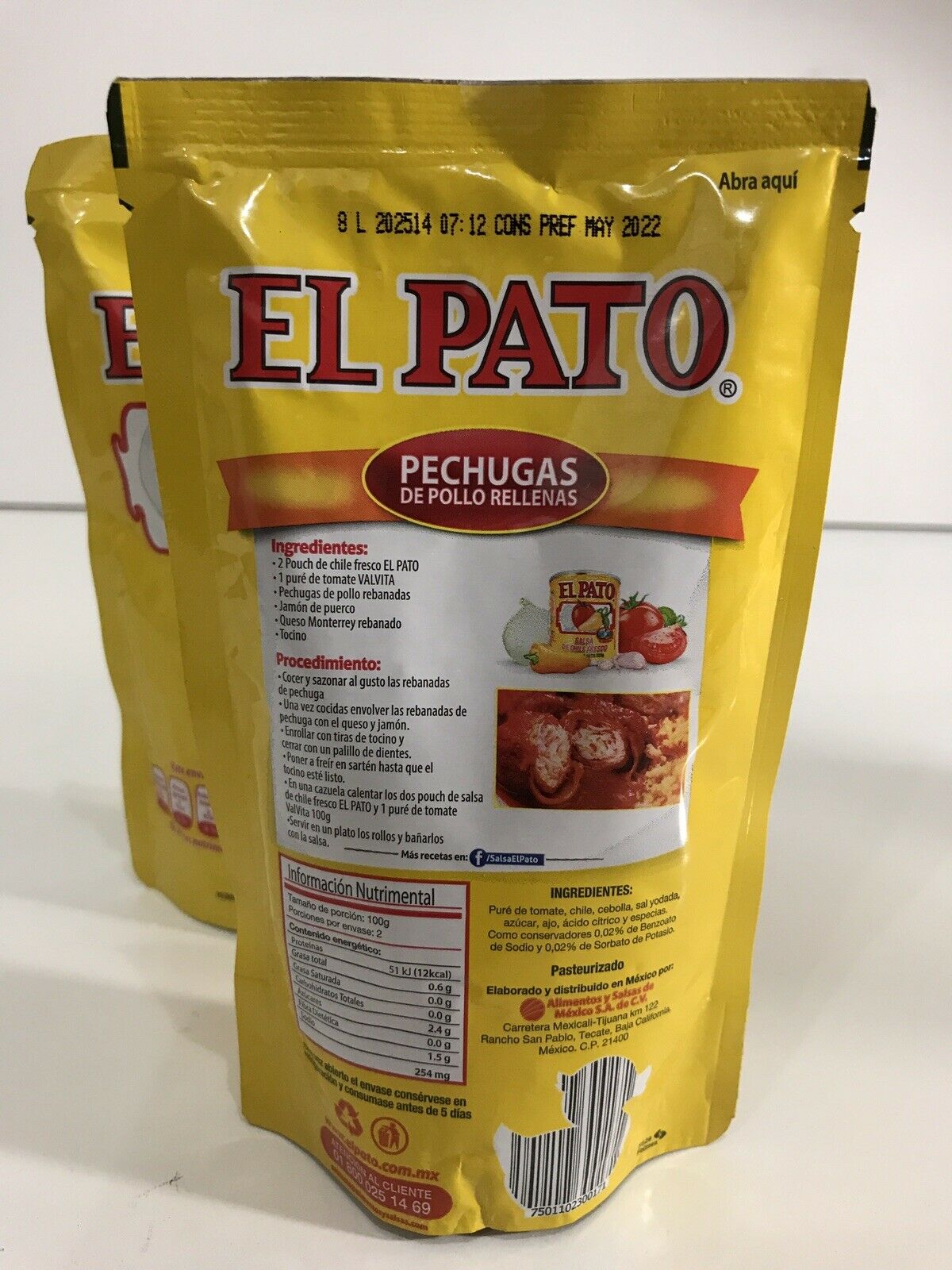 6-Pack El Pato Mexican Enchilada Sauce / Salsa El Pato 200g/7oz ea