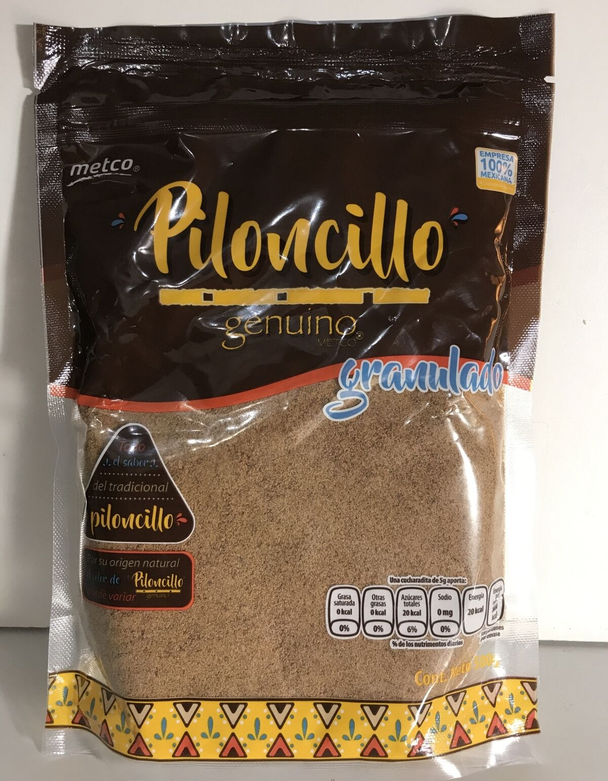 Metco Mexican Granulated Brown Sugar / Metco Piloncillo Granulado . 500g/17.6oz