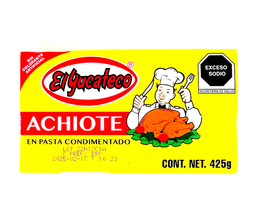 El Yucateco Achiote Lg Annatto Condiment Paste 425g / 14.99oz