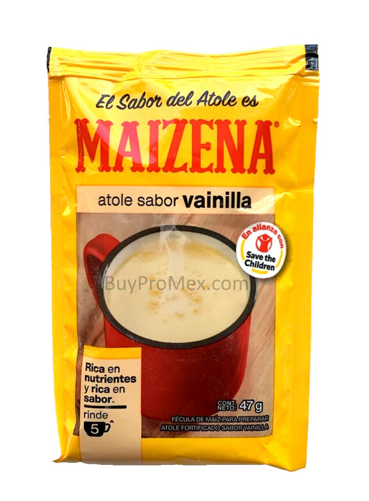 6-Pk Maizena Vanilla flavored corn beverage mix / Maizena Vainilla 47gr/1.6oz