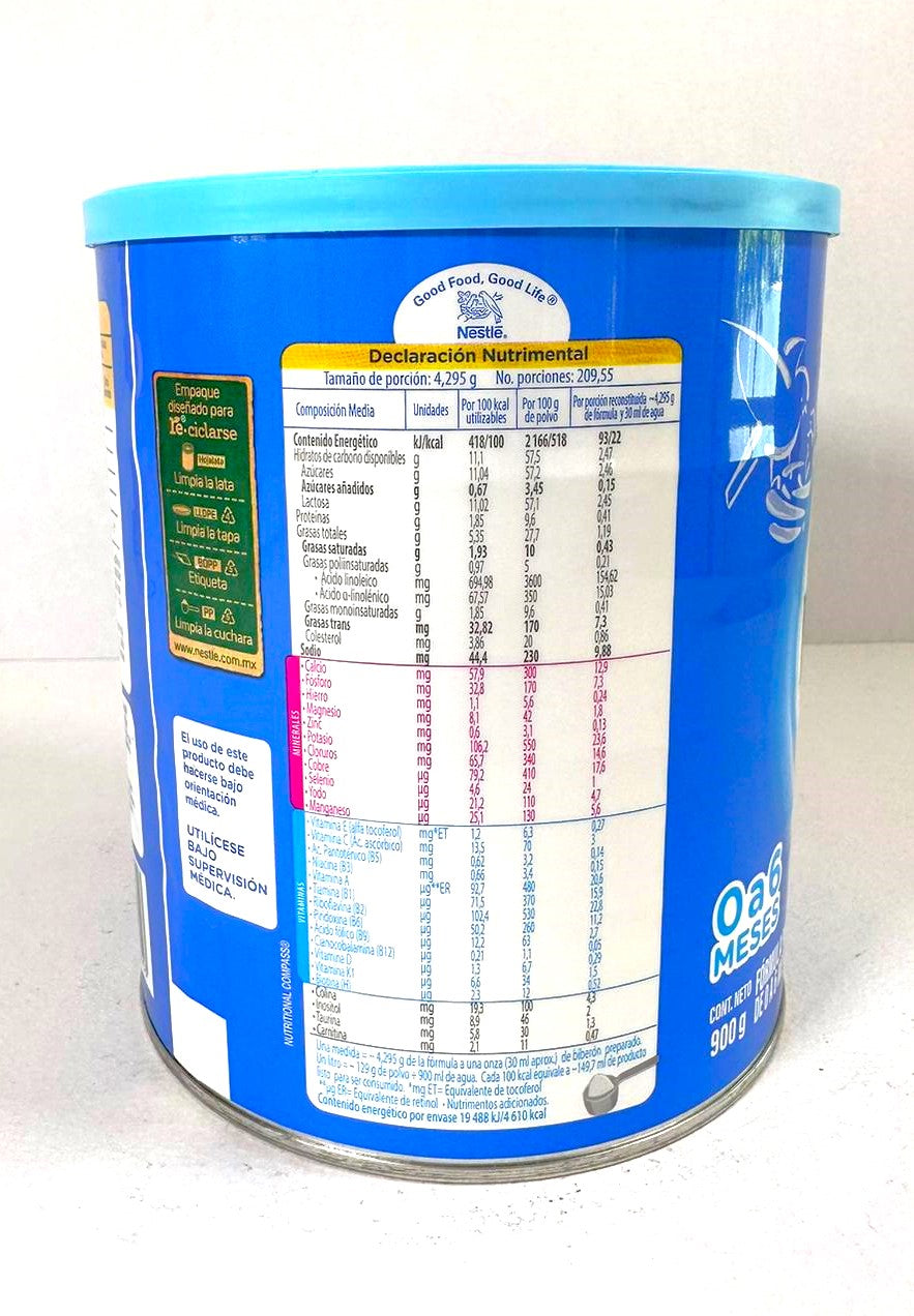 Nestlé fórmula nidal bebé 2 (lata 900 g), Delivery Near You