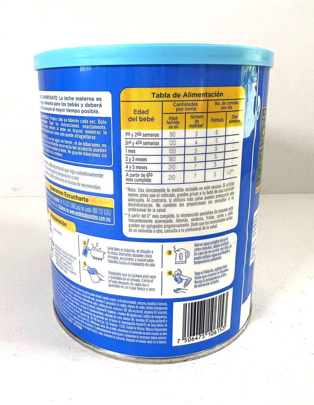 Comprar NAN Optipro 1 de los 0-6m 800 g de polvo Nestlé