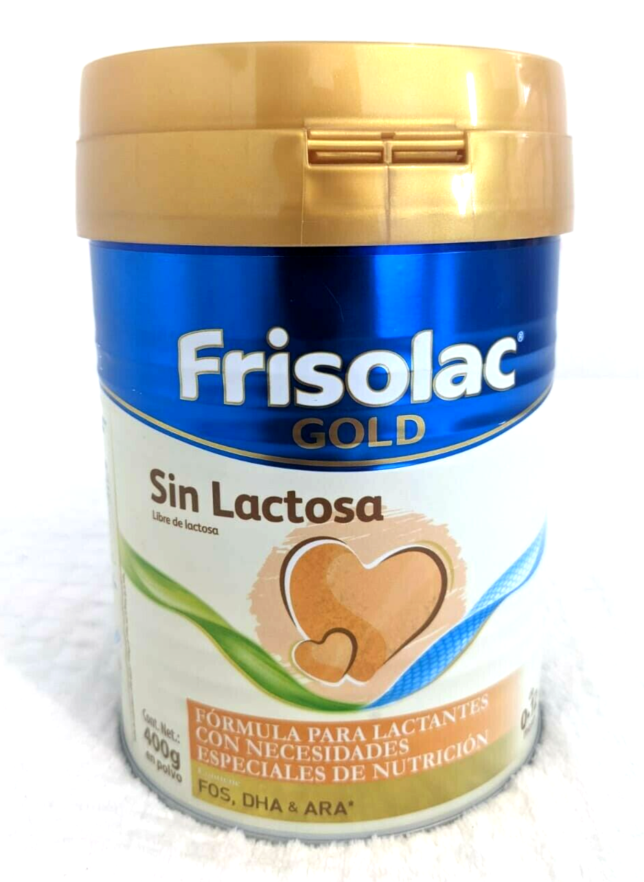 FRISOLAC Gold Lactose Free Infant Formula 0-12 Months 400g / 14oz.