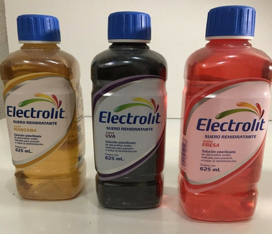 6-Pk Electrolit Oral Electrolyte Solution / Suero Rehidratante 21.1oz/625ml