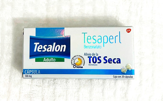 Tesalon Tesaperl Cough Relief (Benzonatate) 100mg/ 20 Capsules